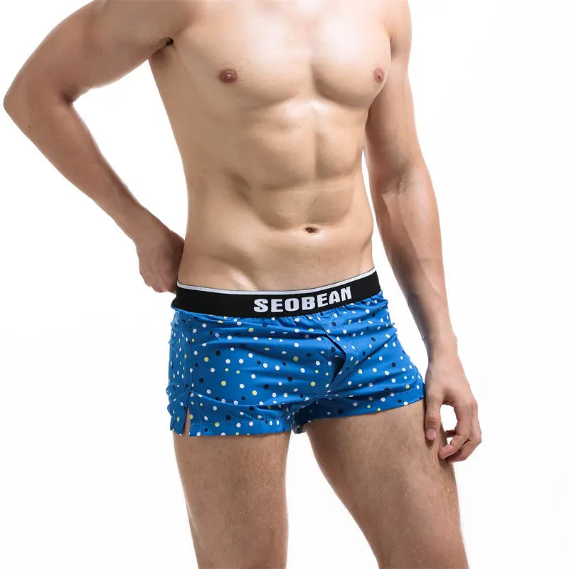 Seobean Seobean Men's Cotton Boxer Shorts – Stylish Lingerie for Men 70502