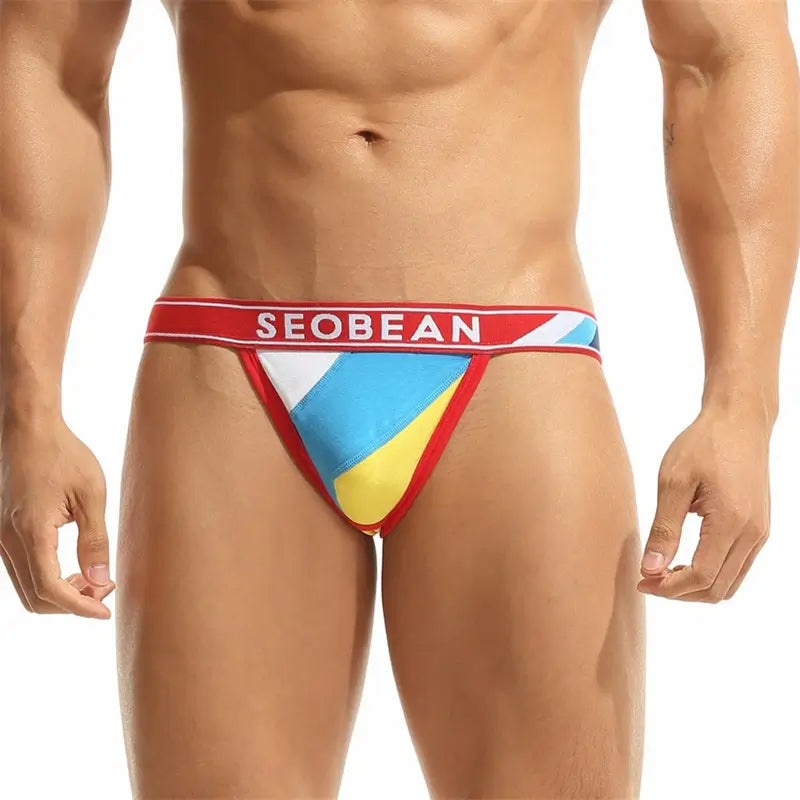 Seobean Seobean Men's Cotton T-Back Thong | Stylish Supportive Underwear 10111
