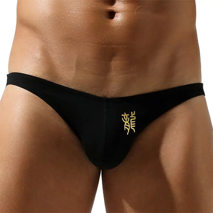Seobean Seobean Men's Dragon Design Briefs -  Bikini Briefs for Men 240101