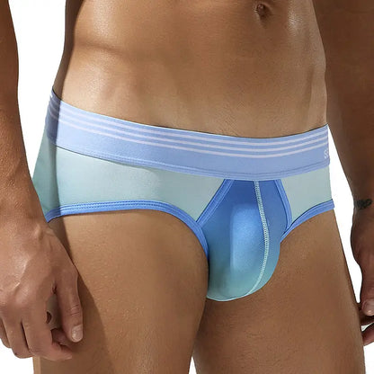 Seobean Seobean Men's Gradient Color Briefs - Stylish & Comfortable Sexy Male Underwear 240106