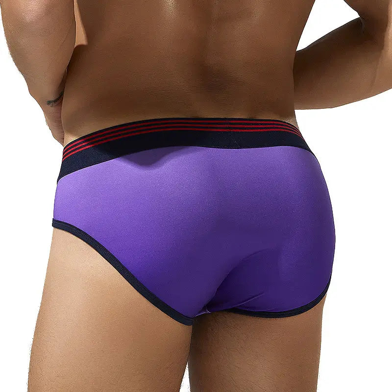 Seobean Seobean Men's Gradient Color Briefs - Stylish & Comfortable Sexy Male Underwear 240106
