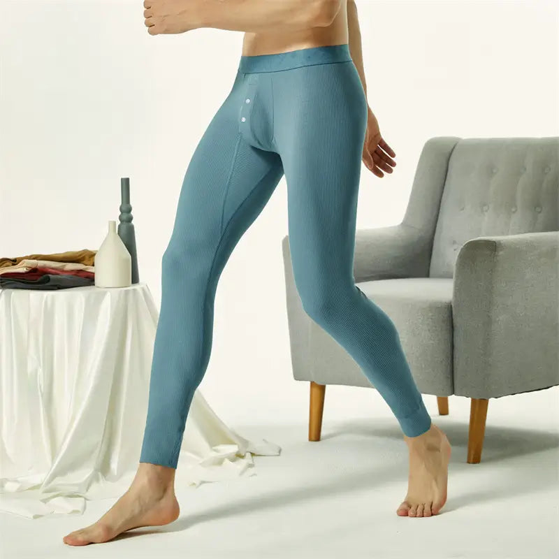 Seobean Seobean Men's Long John Thermal Underwear - Soft & Stretchy Winter Pants 10404