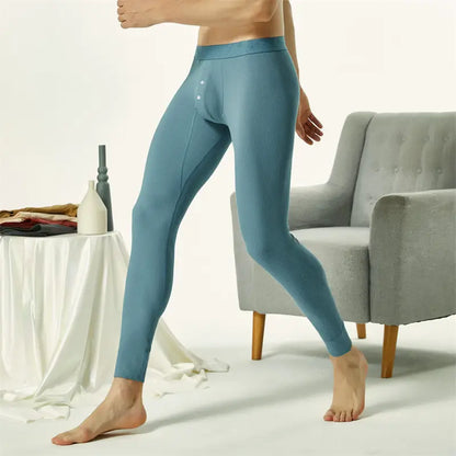 Seobean Seobean Men's Long John Thermal Underwear - Soft & Stretchy Winter Pants 10404