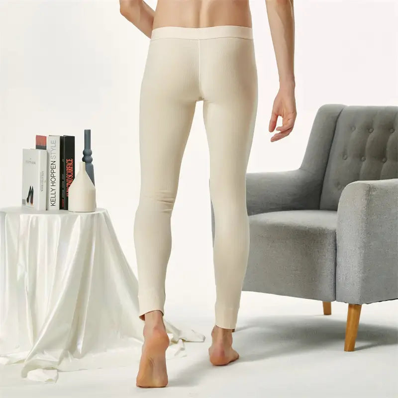 Seobean Seobean Men's Long John Thermal Underwear - Soft & Stretchy Winter Pants 10404