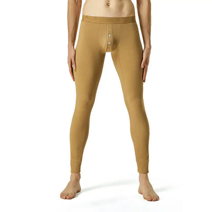 Seobean Seobean Men's Long John Thermal Underwear - Soft & Stretchy Winter Pants 10404