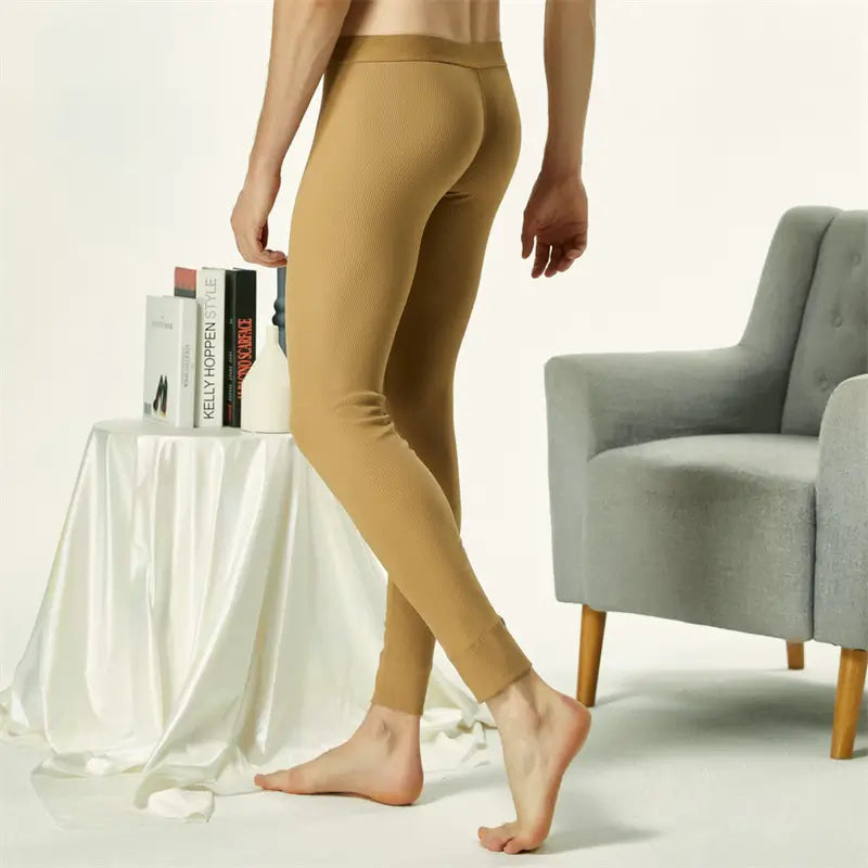 Seobean Seobean Men's Long John Thermal Underwear - Soft & Stretchy Winter Pants 10404