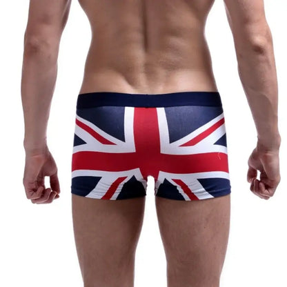 Seobean Seobean Men's Low-Rise Boxer Shorts with UK National Flag Print 70204