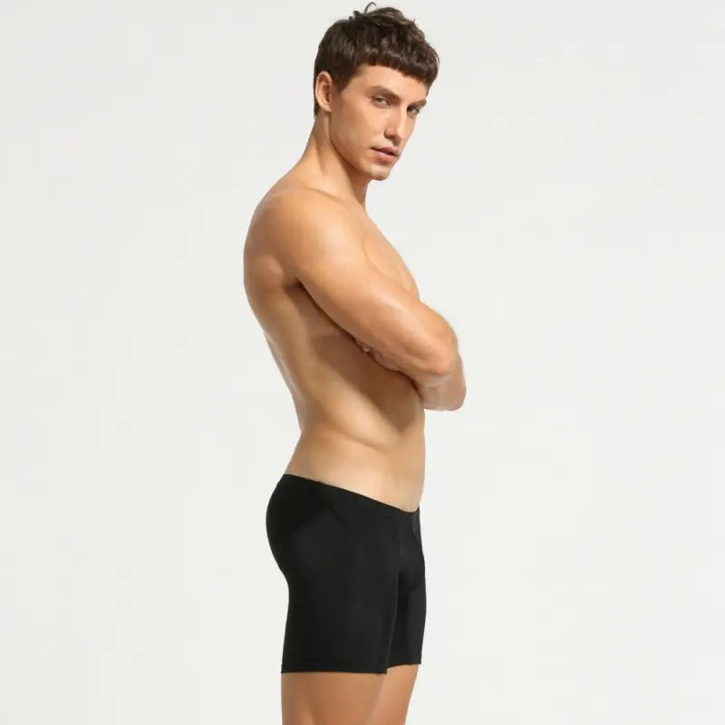 Seobean Seobean Men's Low Rise Nylon Boxer Briefs 10202