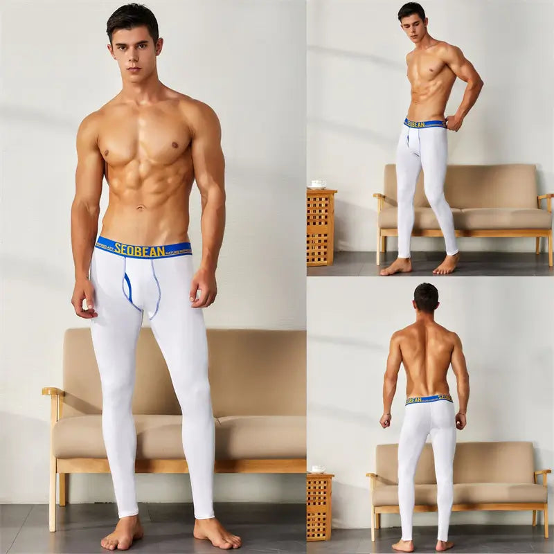 Seobean Seobean Men’s Low-Rise Thermal Long Johns Stretch 80401
