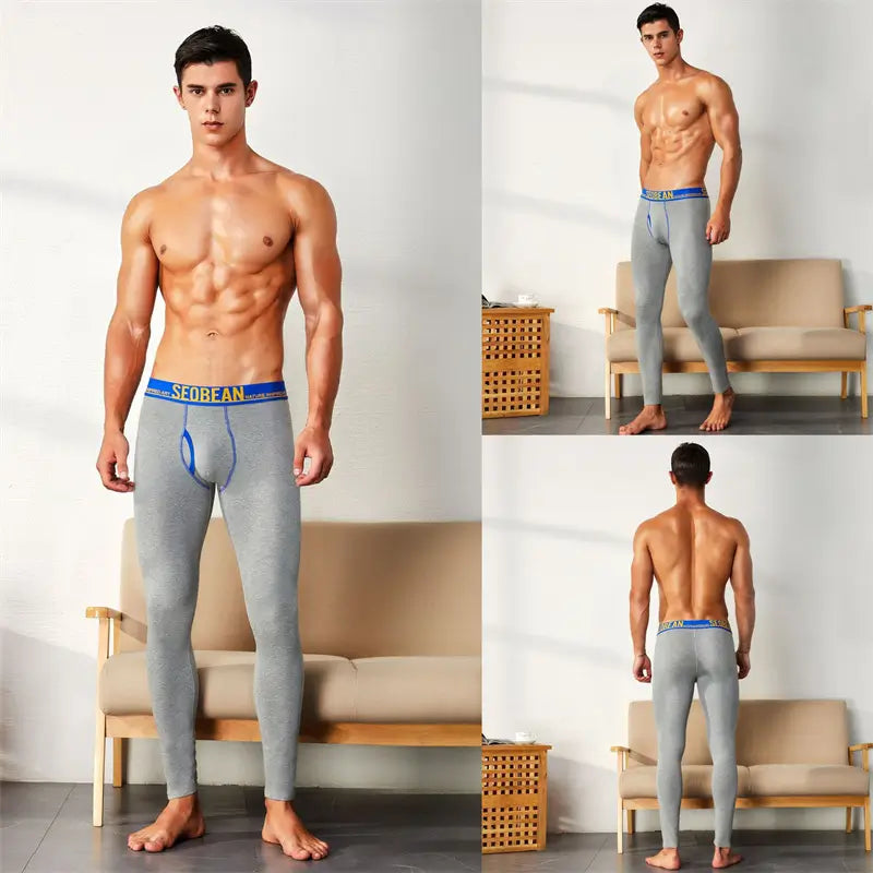 Seobean Seobean Men’s Low-Rise Thermal Long Johns Stretch 80401