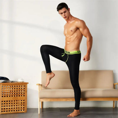 Seobean Seobean Men’s Low-Rise Thermal Long Johns Stretch 80401