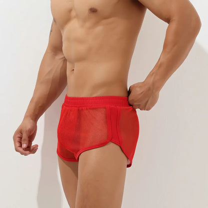Seobean Seobean Men's Mesh Boxer Shorts - Breathable Underwear 00604