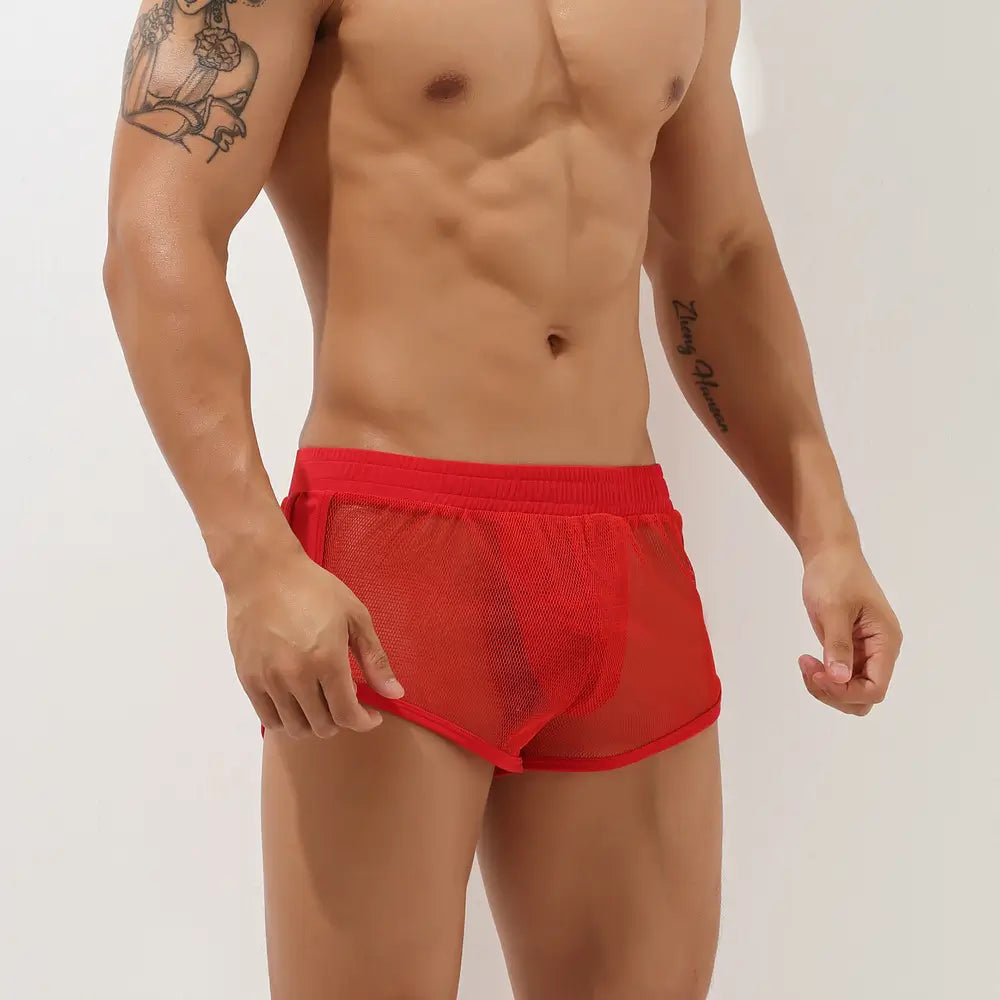 Seobean Seobean Men's Mesh Boxer Shorts - Breathable Underwear 00604