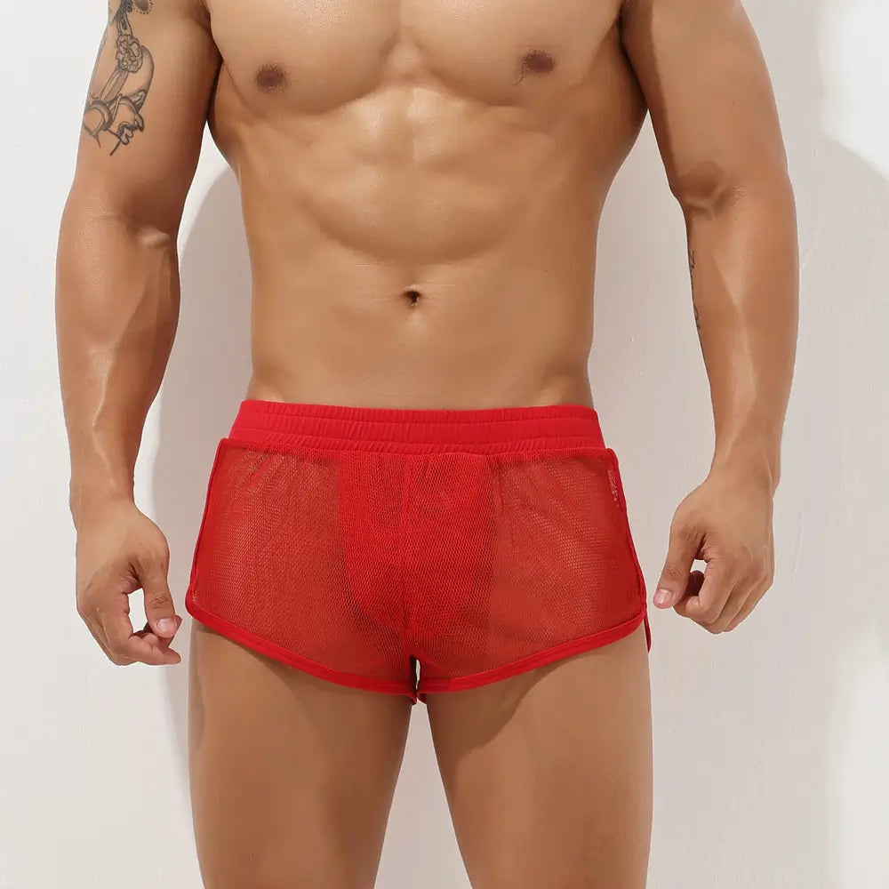 Seobean Seobean Men's Mesh Boxer Shorts - Breathable Underwear 00604