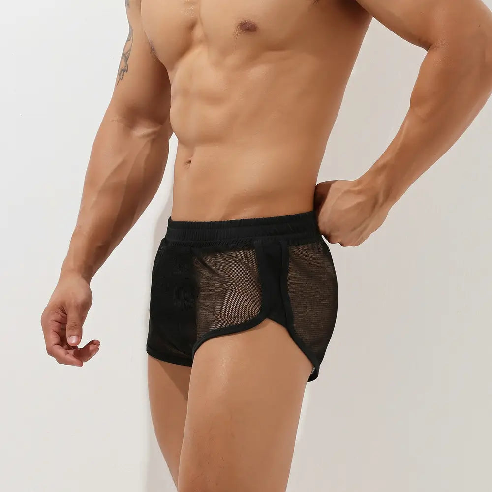 Seobean Seobean Men's Mesh Boxer Shorts - Breathable Underwear 00604