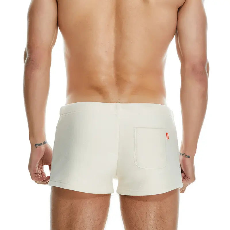 Seobean Seobean Men's Polar Fleece Boxer Shorts - Soft Lounge & Sleepwear Underwear 230501