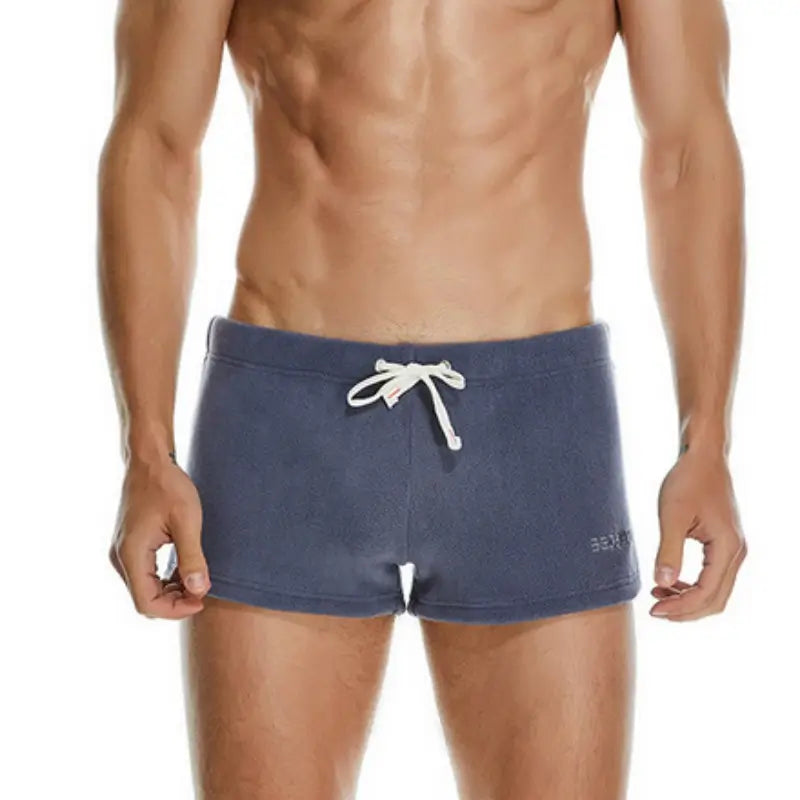 Seobean Seobean Men's Polar Fleece Boxer Shorts - Soft Lounge & Sleepwear Underwear 230501