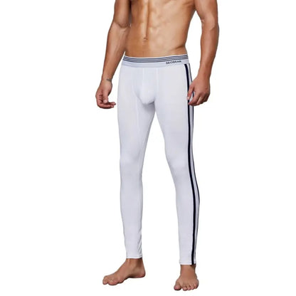 Seobean Seobean Men's Side Stripe Long Johns Thermal Underwear 80402