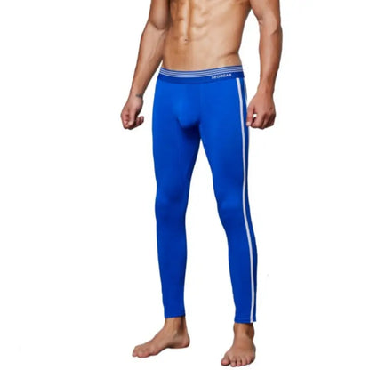 Seobean Seobean Men's Side Stripe Long Johns Thermal Underwear 80402
