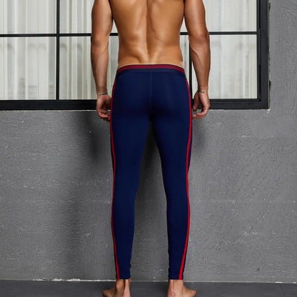 Seobean Seobean Men's Side Stripe Long Johns Thermal Underwear 80402