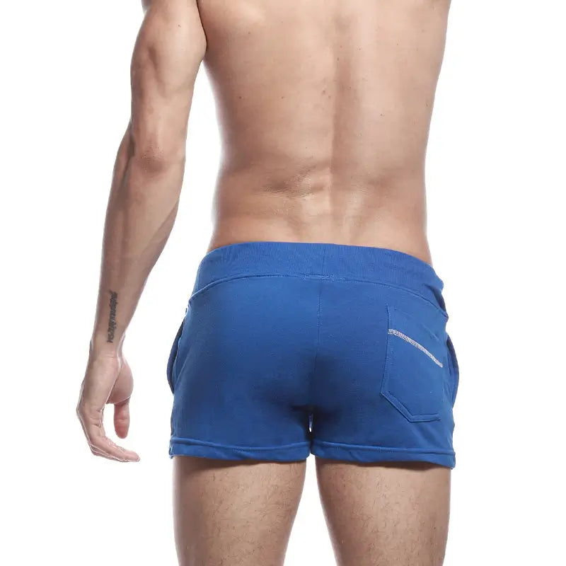 Seobean Seobean Men's Solid Boxer Shorts - Comfortable Loungewear with Pockets 30502