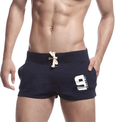 Seobean Seobean Men's Solid Boxer Shorts - Comfortable Loungewear with Pockets 30502