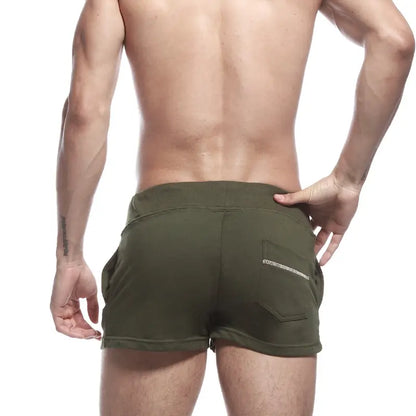 Seobean Seobean Men's Solid Boxer Shorts - Comfortable Loungewear with Pockets 30502