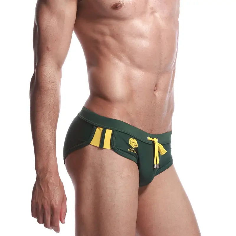 Seobean Seobean Men's Swim Boxers - Quick-Dry Swim Trunks 30904