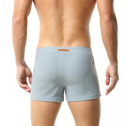 Seobean Seobean Men's Swim Boxers - Quick-Dry Swimwear with Nylon/Spandex Blend 230801