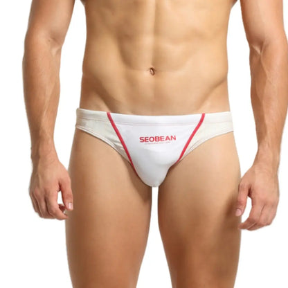 Seobean Seobean Men's Swim Briefs - Best Color Block Swimwear | Quick-Dry 10901