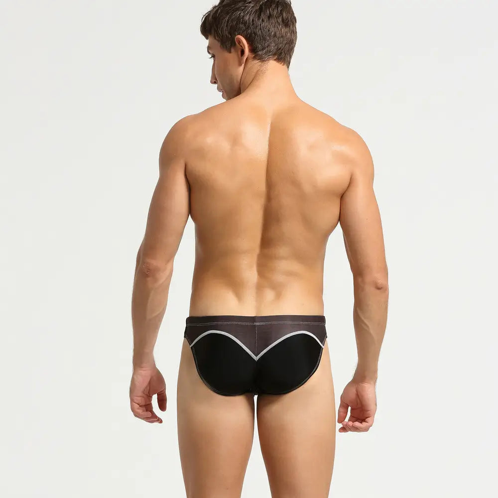 Seobean Seobean Men's Swim Briefs - Best Color Block Swimwear | Quick-Dry 10901