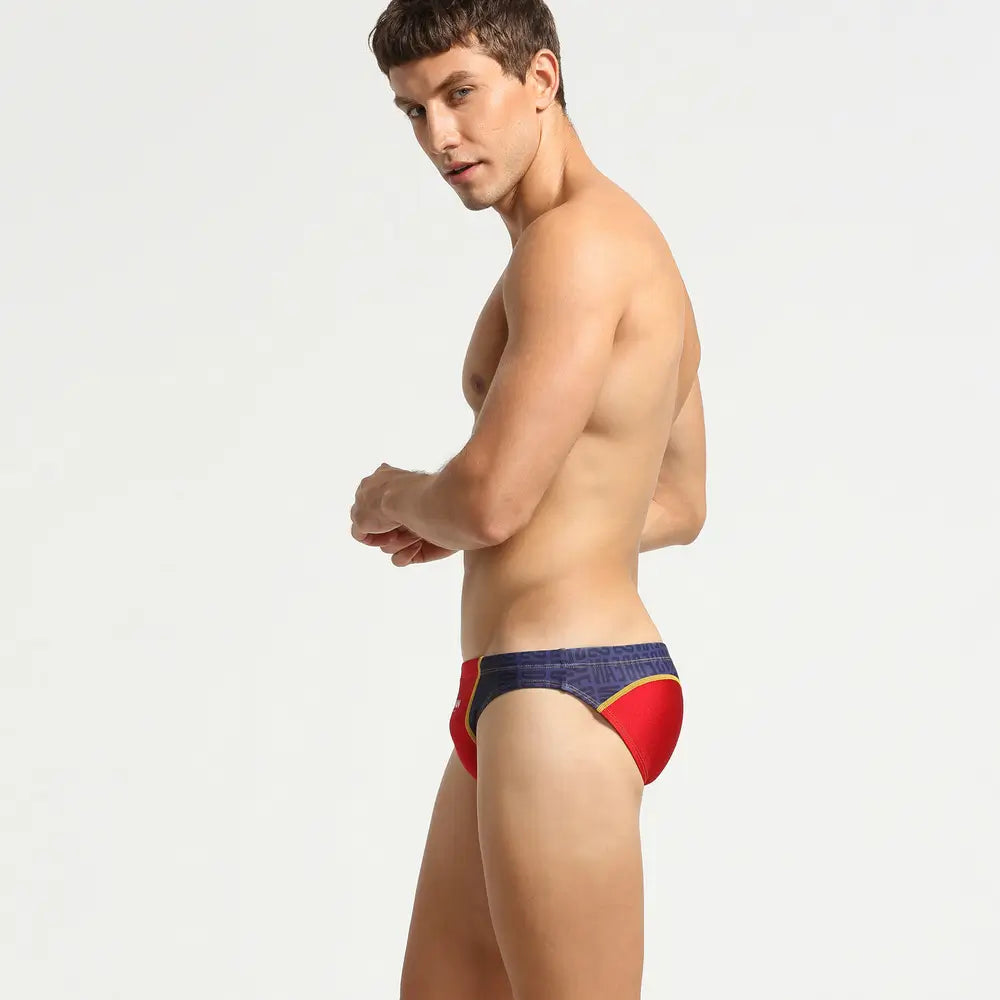 Seobean Seobean Men's Swim Briefs - Best Color Block Swimwear | Quick-Dry 10901