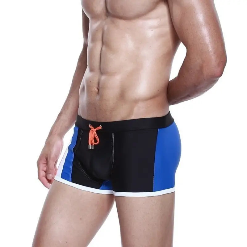 Seobean Seobean Men’s Swim Trunks – High Elasticity, Low Waist 40801