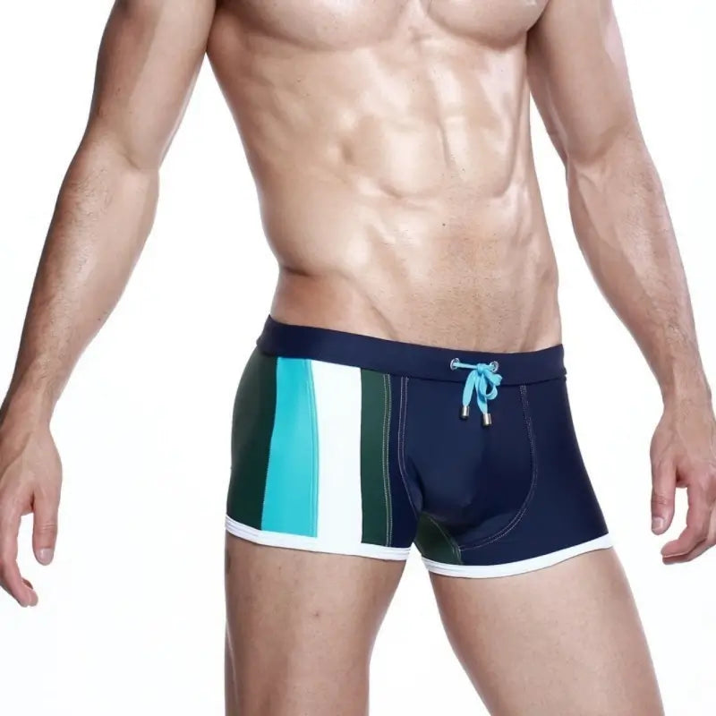 Seobean Seobean Men’s Swim Trunks – High Elasticity, Low Waist 40801
