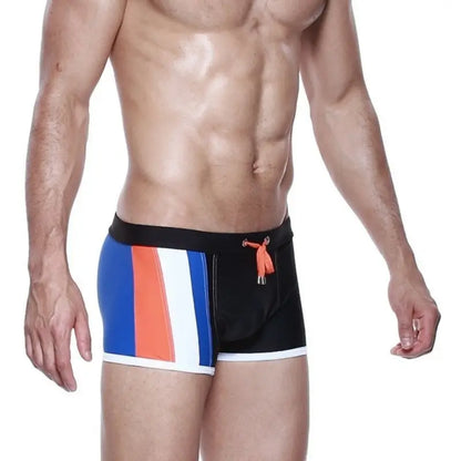 Seobean Seobean Men’s Swim Trunks – High Elasticity, Low Waist 40801