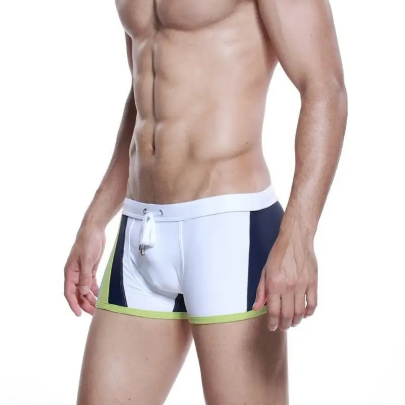 Seobean Seobean Men’s Swim Trunks – High Elasticity, Low Waist 40801