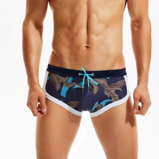 Seobean Seobean Men's Swim Trunks - Stylish Digital Print Swimwear for Ultimate Comfort 00801