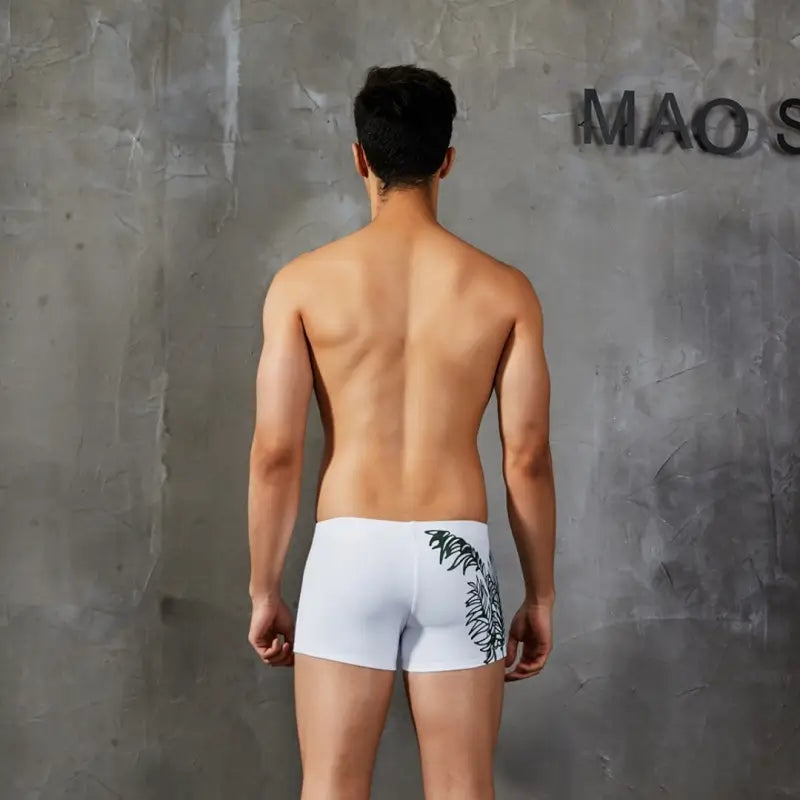Seobean Seobean Men's Swim Trunks - Tropical Leaf Swim Shorts 90802