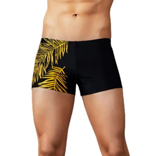 Seobean Seobean Men's Swim Trunks - Tropical Leaf Swim Shorts 90802