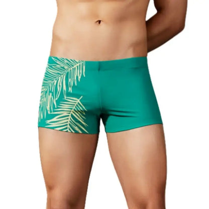 Seobean Seobean Men's Swim Trunks - Tropical Leaf Swim Shorts 90802