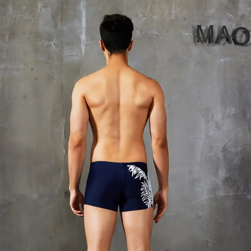 Seobean Seobean Men's Swim Trunks - Tropical Leaf Swim Shorts 90802