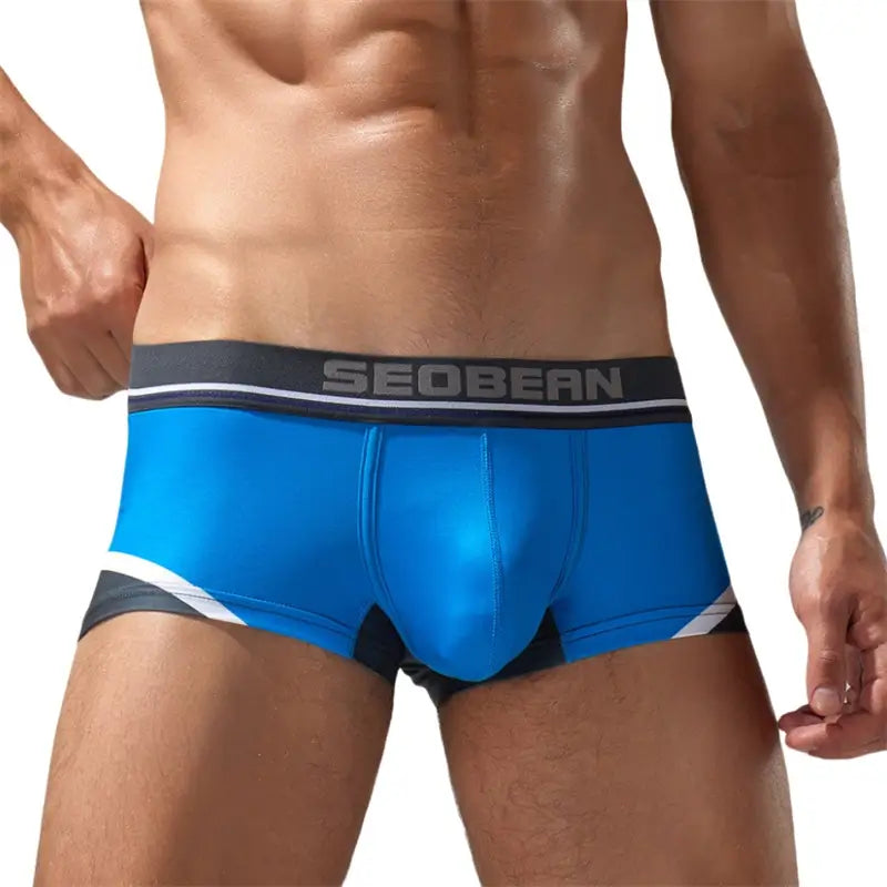 Seobean Seobean Men's Trunks - Comfortable Low Rise Boxer Briefs with Supportive Pouch 230208