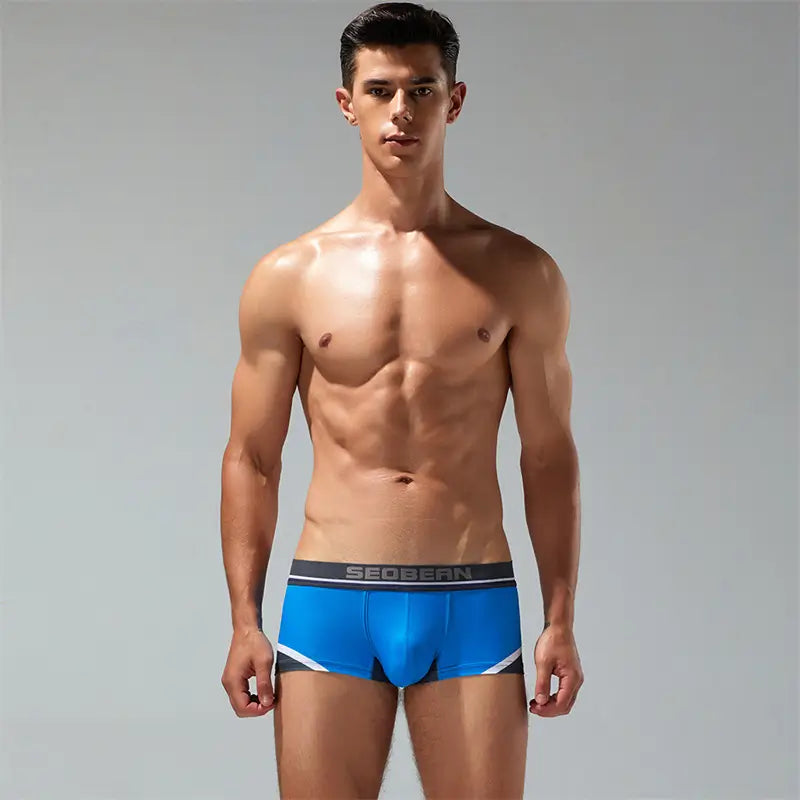 Seobean Seobean Men's Trunks - Comfortable Low Rise Boxer Briefs with Supportive Pouch 230208