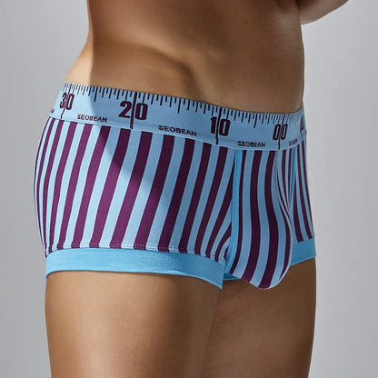 Seobean Seobean Men's Trunks Low-Rise Breathable Boxer Shorts for Men 240211