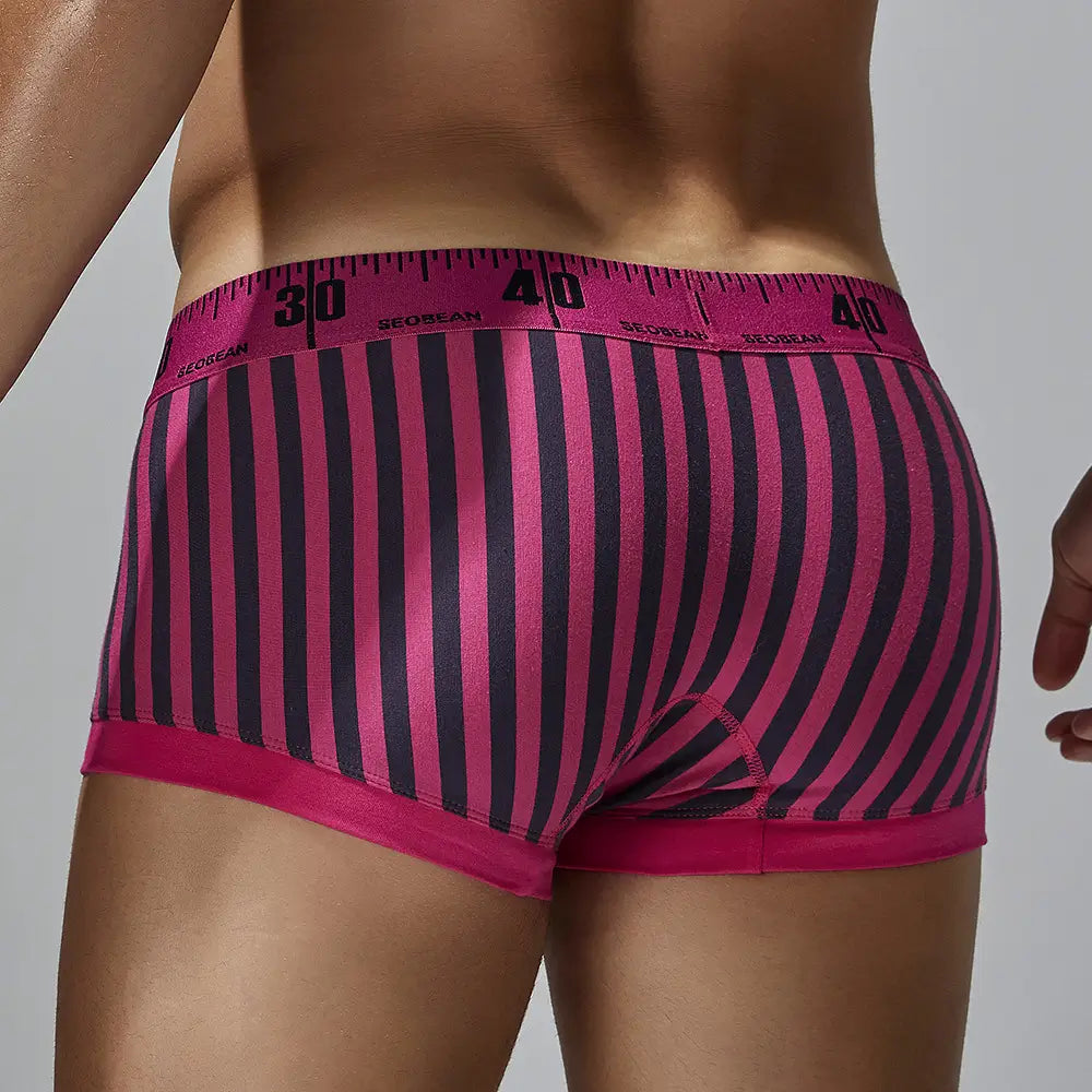 Seobean Seobean Men's Trunks Low-Rise Breathable Boxer Shorts for Men 240211