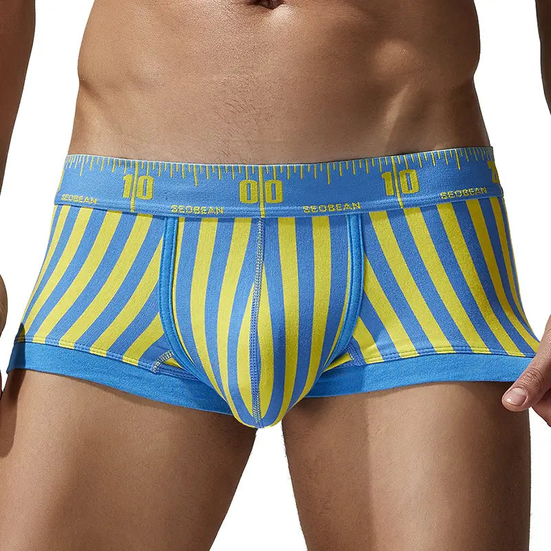 Seobean Seobean Men's Trunks Low-Rise Breathable Boxer Shorts for Men 240211