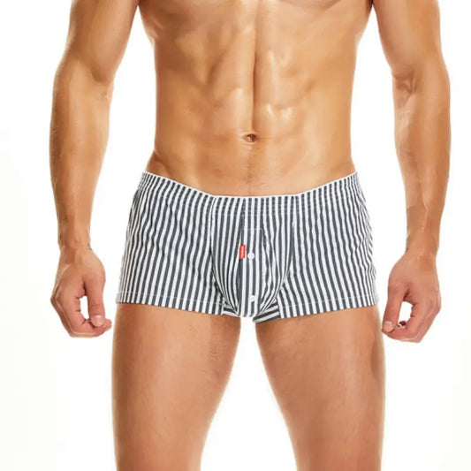 Seobean Seobean Men's Trunks: Strip Men's Underwear - Boxer Shorts 10502