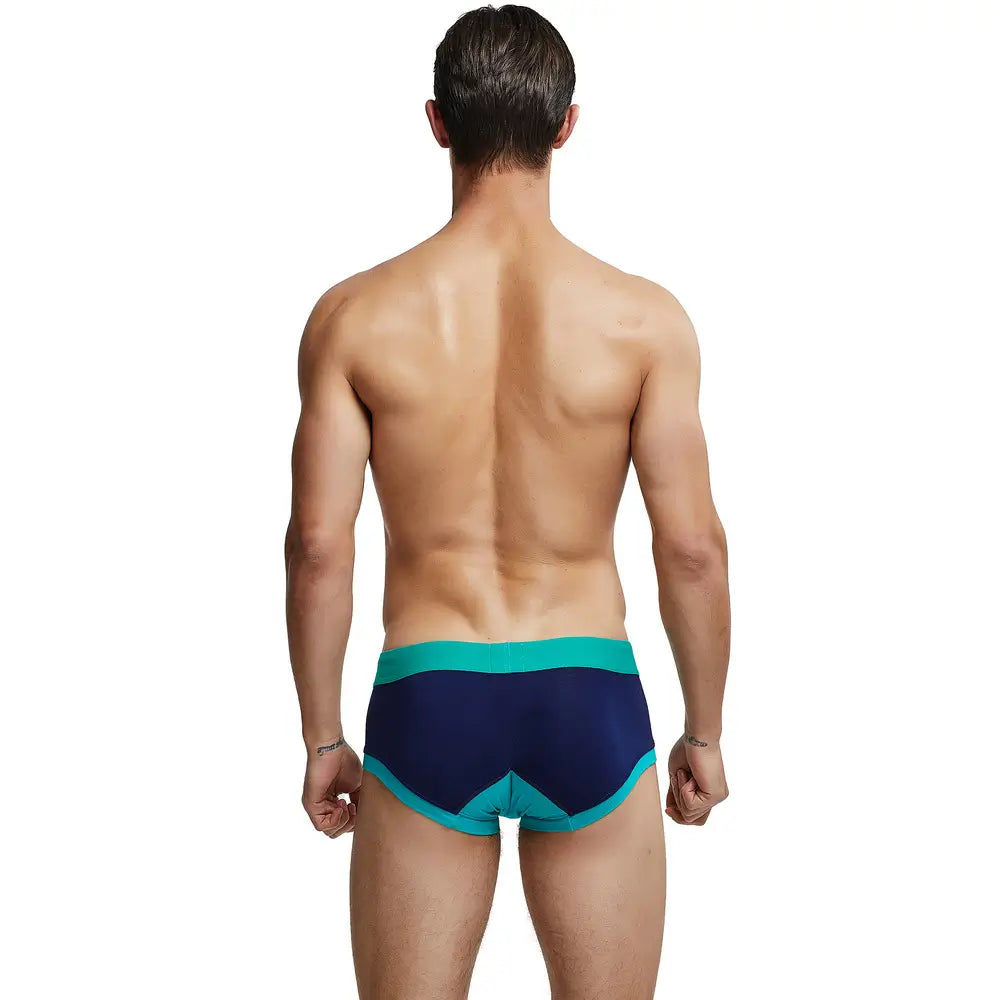 Seobean Seobean Stylish Men's Low-Rise Trunks - Seobean Eye Print Cotton Underwear 220213