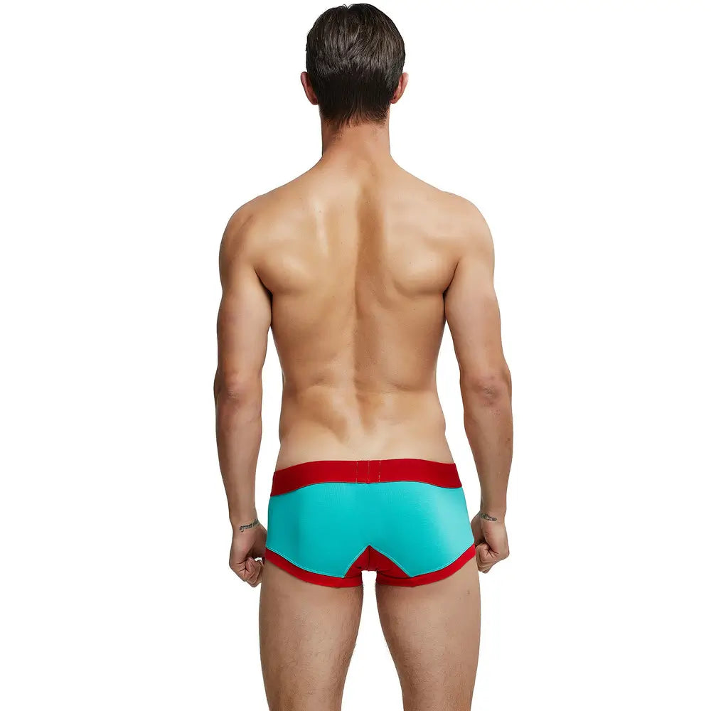 Seobean Seobean Stylish Men's Low-Rise Trunks - Seobean Eye Print Cotton Underwear 220213