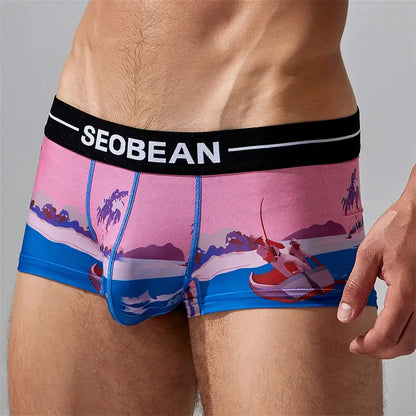 Seobean Seobean Summer-Ready Men's Trunks for Ultimate Comfort 240203